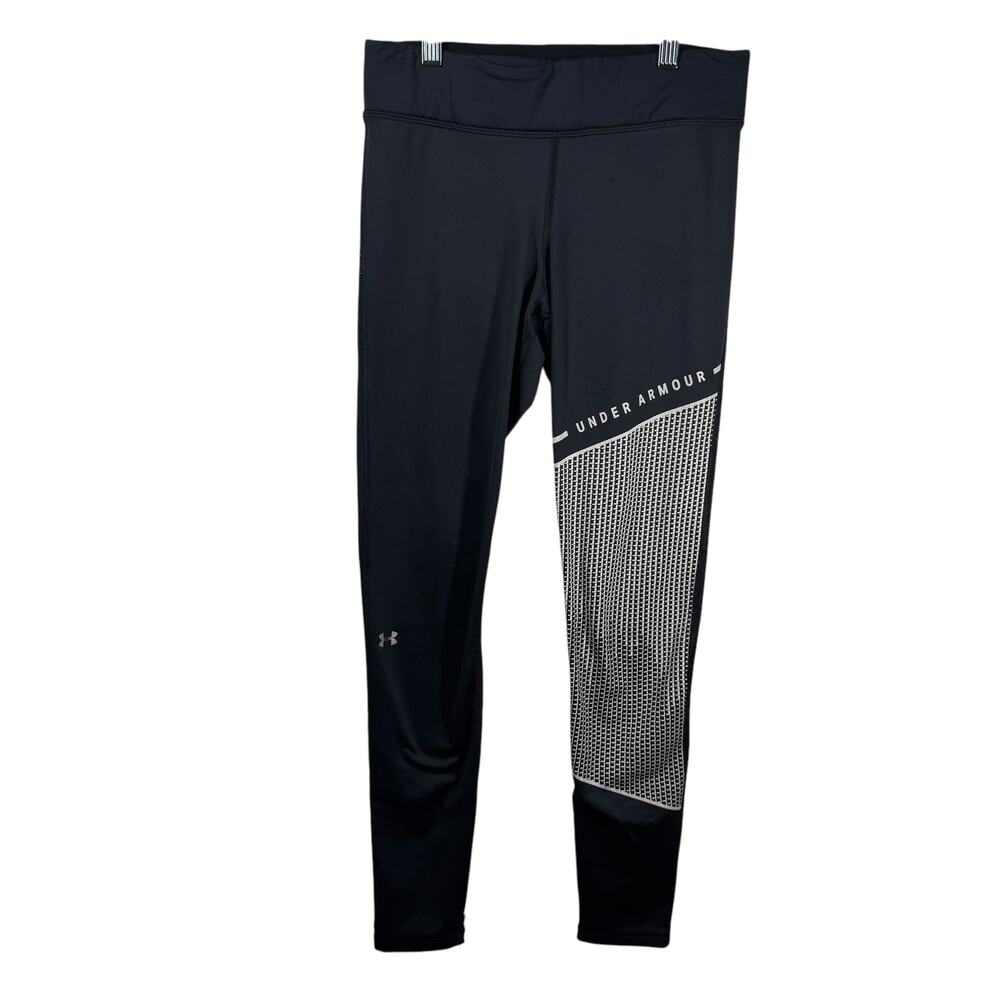 Under Armour Legging Women S Black ColdGear 1322091 Sport‎ Armour Block Graphic